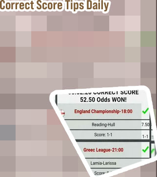 Correct score double