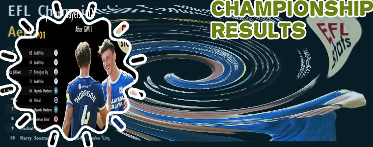 Efl championship results yesterday