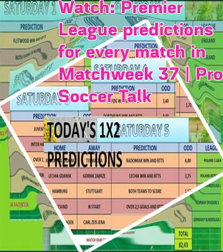 Prosoccer predictions today